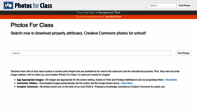 What Photosforclass.com website looked like in 2023 (This year)