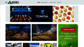 What Portaldoagronegocio.com.br website looked like in 2023 (This year)