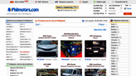 What Philmotors.com website looked like in 2023 (This year)