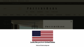 What Potterybarn.ca website looked like in 2023 (This year)