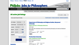 What Philjobs.org website looked like in 2023 (This year)