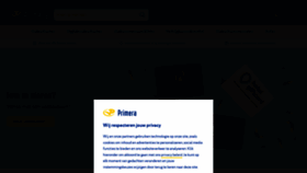 What Primera.nl website looked like in 2023 (This year)