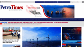 What Petrotimes.vn website looked like in 2023 (This year)