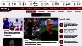 What Pulsesports.ng website looked like in 2023 (This year)