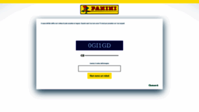 What Panini.it website looked like in 2023 (This year)