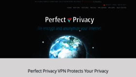 What Perfect-privacy.com website looked like in 2023 (This year)