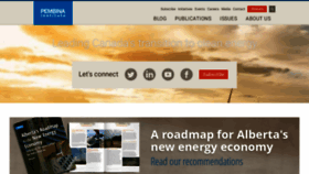 What Pembina.org website looked like in 2023 (2 years ago)