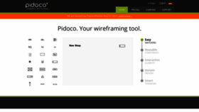 What Pidoco.com website looked like in 2023 (This year)