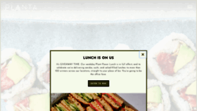 What Plantarestaurants.com website looked like in 2023 (This year)