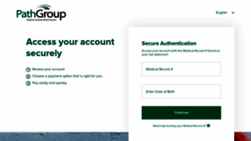 What Pathgroup.mysecurebill.com website looked like in 2023 (This year)