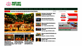What Phathocdoisong.com website looked like in 2023 (This year)