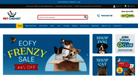 What Petchemist.com.au website looked like in 2023 (This year)