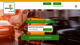 What Pizzeria.de website looked like in 2023 (This year)