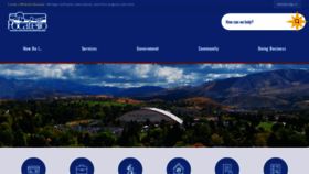 What Pocatello.us website looked like in 2023 (This year)