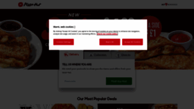 What Pizzahut.co.uk website looked like in 2023 (This year)