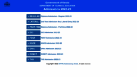 What Polyadmission.org website looked like in 2023 (This year)