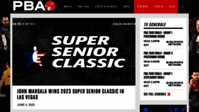 What Pba.com website looked like in 2023 (This year)