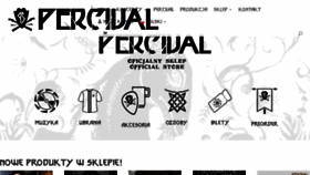What Percival.pl website looked like in 2023 (This year)