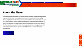 What Plastindia.org website looked like in 2023 (This year)