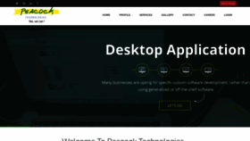 What Peacocktech.in website looked like in 2023 (This year)