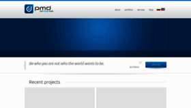 What Pmd-studio.com website looked like in 2023 (This year)