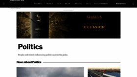 What Politicker.com website looked like in 2023 (This year)