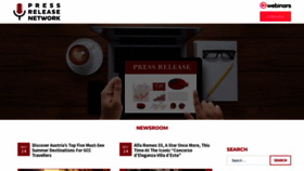 What Pressreleasenetwork.com website looked like in 2023 (This year)