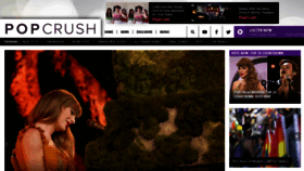 What Popcrush.com website looked like in 2023 (This year)