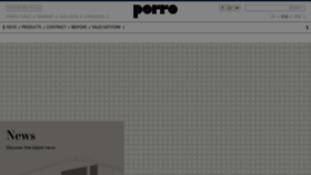 What Porro.com website looked like in 2023 (This year)