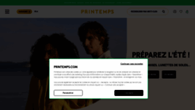 What Printemps.com website looked like in 2023 (This year)