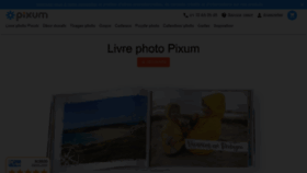 What Pixum.fr website looked like in 2023 (This year)
