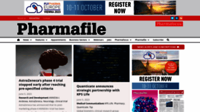 What Pharmafile.com website looked like in 2023 (This year)