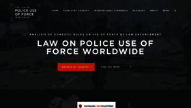 What Policinglaw.info website looked like in 2023 (This year)