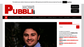 What Pubblicomnow-online.it website looked like in 2023 (This year)