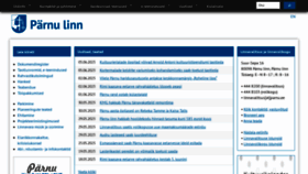 What Parnu.ee website looked like in 2023 (This year)