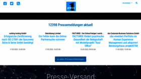 What Press1.de website looked like in 2023 (This year)