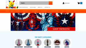 What Partycheap.com website looked like in 2023 (This year)