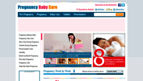 What Pregnancy-baby-care.com website looked like in 2023 (This year)