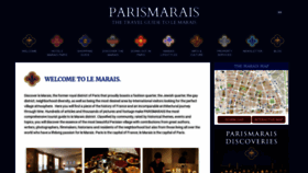 What Parismarais.com website looked like in 2023 (This year)