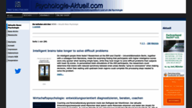 What Psychologie-aktuell.com website looked like in 2023 (This year)