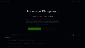 What Playcode.io website looked like in 2023 (This year)