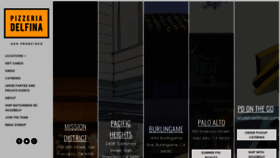 What Pizzeriadelfina.com website looked like in 2023 (2 years ago)