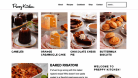 What Preppykitchen.com website looked like in 2023 (This year)