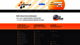 What Phorum.pl website looked like in 2023 (This year)