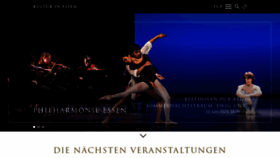 What Philharmonie-essen.de website looked like in 2023 (This year)