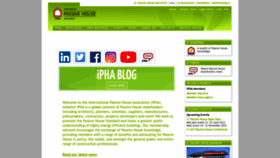What Passivehouse-international.org website looked like in 2023 (2 years ago)