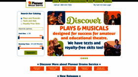 What Pioneerdrama.com website looked like in 2023 (2 years ago)