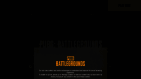 What Pubg.com website looked like in 2023 (This year)