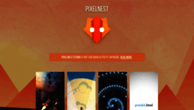 What Pixelnest.io website looked like in 2023 (This year)