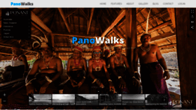 What Panowalks.com website looked like in 2023 (This year)